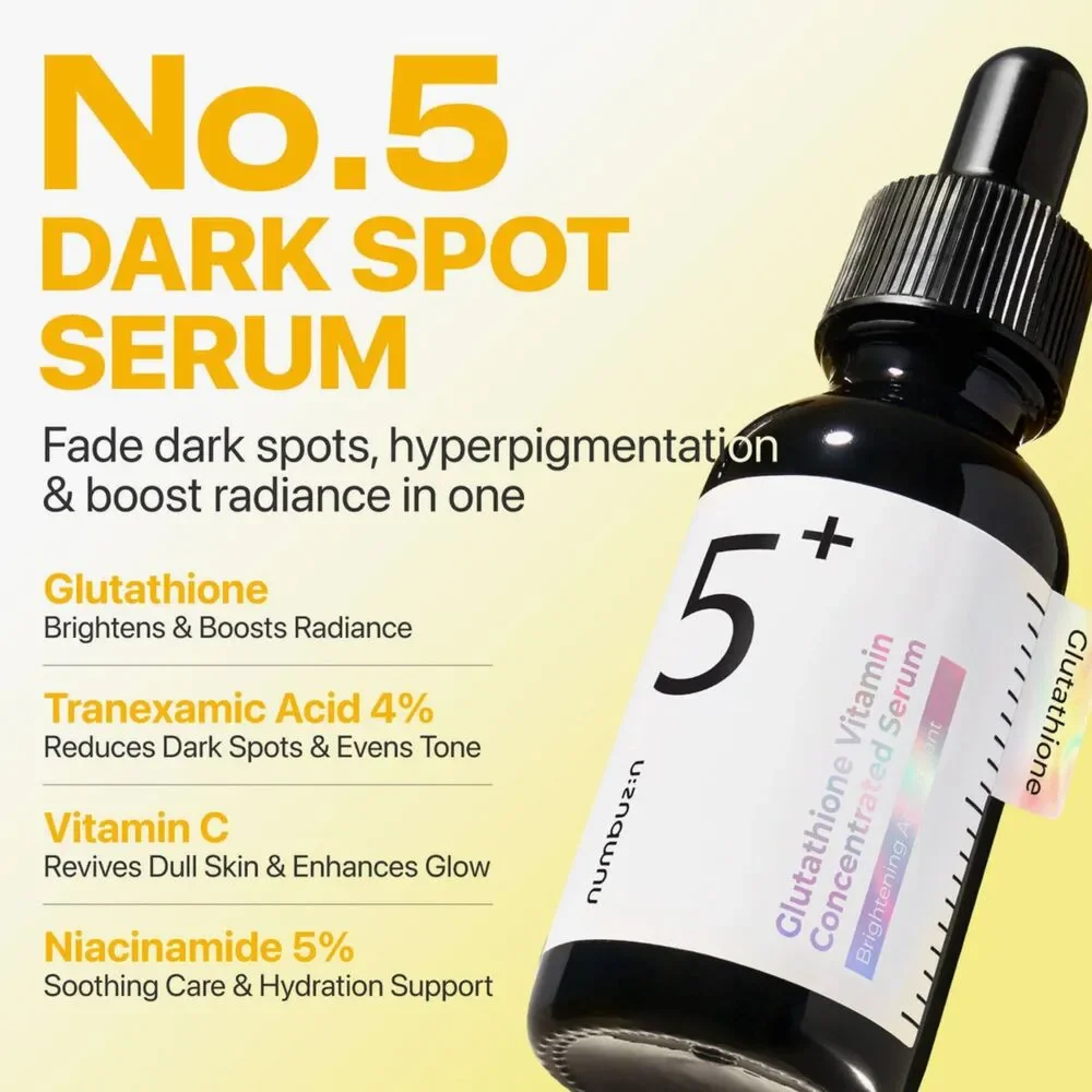 Numbuzin - No.5 Glutathione TXA Advanced Dark Spot Ampoule Concentrate 10.7g
